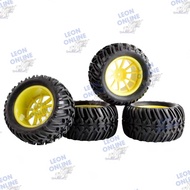 Monster Truck Off Road Tyre Set For 1:10 Scale R/C Monster / R/C Truck
