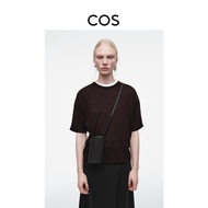 COS | กระเป๋าถังสะพายข้าง สีดำ