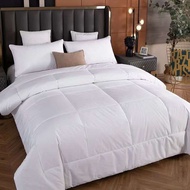 Wcms THICK COMFORTER White plain DOUBLE/QUEEN/KING SIZE top