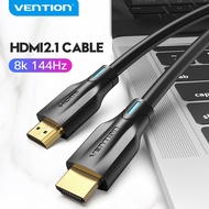 Vention 8K HDMI 2.1 Cable 8K 60HZ 4K 120Hz 3D High Speed  HDCP2.2 HDMI Cable for PS4 Splitter Switch Box Extender Audio Video Cable