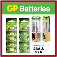 Bateri Remote Kereta/Motor GP Super 23A & 27A 12V Alkaline Battery Batteries