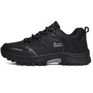 Men Sneakers Outdoor Hiking Shoes Men Trekking Shoes Waterproof Lace-up Mountaineering Sports Shoes Travel Walking Sneaker Boots