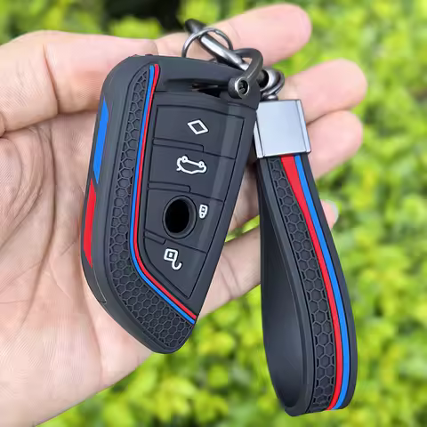 Silicone Car Key Cases Smart Remote Control Fobs Protector Cover Skin For BMW 1 3 4 5 6 7 Series F20