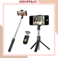 Selfie stick Q07, integrated 3 stands, bluetooth remote included.Shoppksv.