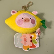 檸檬頭 Lulu the Piggy 罐頭Lulu 豬 鎖匙扣公仔掛飾