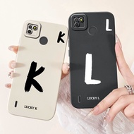 For Tecno Pop 4 Casing BC2c BC1s Cover Cute Lucky Letters Soft Silicone Protective Shell For Tecno P