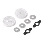 358030 XRAY 2-Way Flow Delrin Shock Piston 8-H.(1.2)+2-H.(1.2) (2)