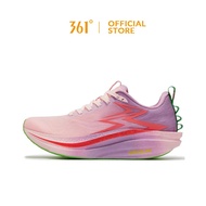 361 Degrees Flame 4 Mix Carbon Plate Men Running Shoes Breathable Heat-dissipating Comfortable