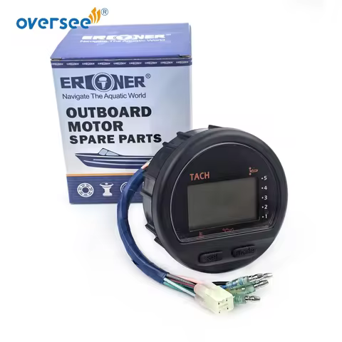 Oversee 6Y5-8350T Digital Multi-Function Tachometer Gauge for Yamaha 225HP 250HP Outboard Engine 6Y5