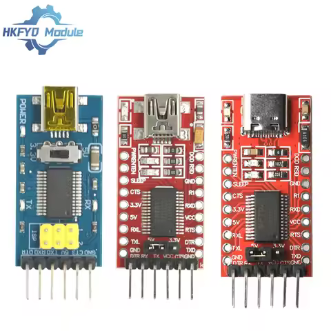 FT232RL FTDI USB 3.3V 5.5V To TTL Serial Adapter Module FT232 Mini USB TO TTL 232
