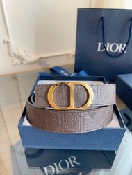 全新✅帶盒hkluxehk 🎁Dior CD 腰帶 belt 皮帶