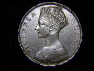 tf-1866年香港(Hong Kong)一仙(One Copper Cent)銅幣(英女皇維多利亞歌德像Queen Victoria Gothic Version)