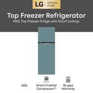 493L Top Freezer Fridge in Clay Mint Finish