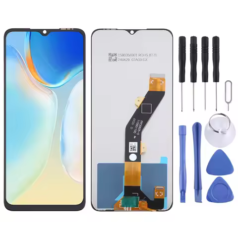 For itel A70 OEM LCD Screen with Digitizer Full Assembly Mobile Phone Replacement Parts