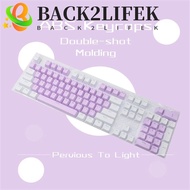 BACK2LIFEK Mechanical Keycaps Keyboard Replacement 104Pcs Mechanical Keyboard OEM Injection 61/ 87 1