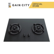 Tecno Gas Hob - 2 Burners T22tgsv-matte Black