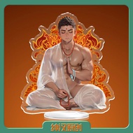 October New Original Muscle Male Model Acrylic Plate Stand Halloween Gift TD Preorder Cartoon Anime 