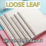 LOOSE LEAF A5/BINDER A5/BINDER B5/BINDER A4/30 SHEETS/REFIL A5/B5/A4/REFIL A5/B5/A4