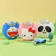 Kid Water Tumbler Portable Bottle Jug Cute Donut Cartoon Design Drinking Bottle Container 420ml Kind