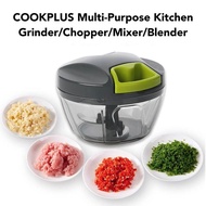 Food Chopper Pull String Shredder Speedy Chopper Processor for Vegetable Fruits Garlic Meat Mincer Blender 400ml