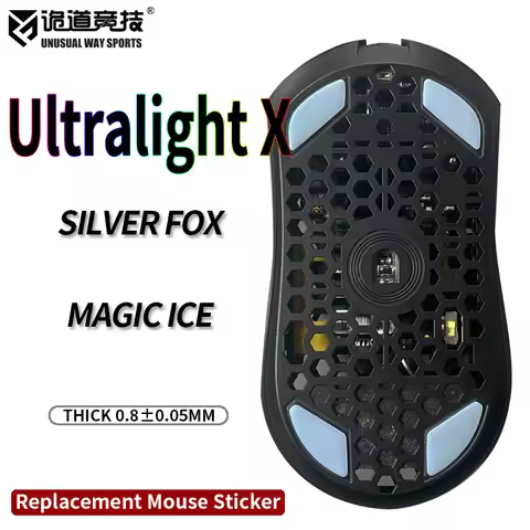 UnusualWaySports Mouse Skates Feet Finalmouse UltralightX ULX Cambered Surface PTFE Anti Collapse Ic