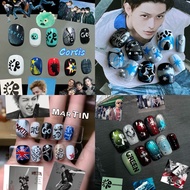 340 Synthetic CORTIS Nails, Martin James nails, y2k nails, handmade nails