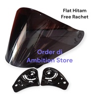 Kaca Flat Visor Helm HKM Cosmo Flat visor HKM Hikaru Free Rachet