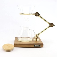 [Direct from Japan]Coffee Dripper, Pot &amp; Brass Stand Set Coffee Server Hand Drip Coffee Time Coffee Cafe Dripper Coffee Dripper Brassware