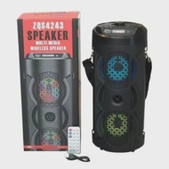 Zqs4243 Speaker Duble 4 Inci Ganda Baru Kartu Tf Performa Luar Ruangan Persegi Menari Pesta Rumah Sp