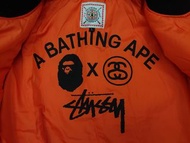 極罕有💥 限量版 STUSSY X BAPE MA 1 款 夾棉 飛行外套