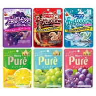 Pure Gummy & Fettuccine Gummy Variety Pack – 6 Classic Flavors (Italian Grape, Cola, Soda, Lemon, Mu