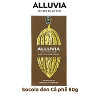 Socola đen Alluvia 70% Cacao vị Cà Phê đắng vừa ít ngọt | Alluvia Dark Chocolate Coffee less sugar