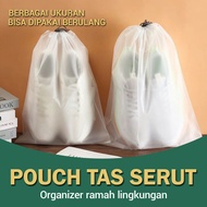 Multifunctional Drawstring Bag for Travel - Waterproof & Compact Cosmetic Organizer Bag 10pcs Size 1