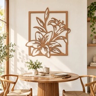 Dezayn MUJI Style Beautiful Flowers BF-1 3D Wall Decor 3D Wall Sign Home Decoration Art Mural Custom