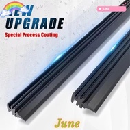 JUNE1 Car Wiper Blade, Durable Rubber Refill Strips,  6mm Easy To Replace 14/16/17/18/19/20/21/22/24
