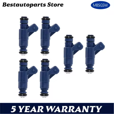 6PCS Fuel Injector 1L2Z-9F593-BA 0280156029 For Ford Explorer Limited Sport Mercury Mountaineer Base