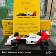 Jingshang Kyosho 1/64 McLaren McLaren MP4/5 MP4-5 Honda No. 1989 Car God Elton Senna Ayrton Senna Wh