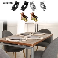 [Vaveren] 2x Folding Brackets Self Lock Hinges 0/90/180 Degrees Steel with Screw Lock