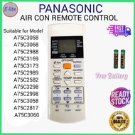 PANASONIC AIR CON REMOTE CONTROL (A75C3058) CS-PC12JKHCS-C18J/KHCS-C18H/KHCS-C12JKH/CS-C12HKH/CS-C9H