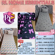 [ COQUETTE / RIBBON ] RL Home Essentials Canadian Cotton Bedsheet, Pillowcase, Flatsheet, Curtain,