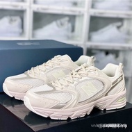 2025 New Style Lucky NB 530 Retro Beige Cream White Gray Comfortable Rubber Shoes Casual Sports Shoe
