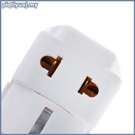 PIQTI 1 to 2 Splitter Germany France 5mm plug to universal UK/US/EU/AU 2/ 3 pin soet MY