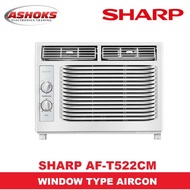 Sharp Af-T522cm / Window Type Air Conditioner Manual Window Type 0.5Hp Aircon