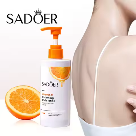 Vitamin C Body Lotion Whitening Creams Moisturising Exfoliating Leg Arm Back Body Skin Care Cream fo