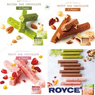 ROYCE' Matcha Bar Chocolate (6 Pieces / 3 Pieces) / Nutty Bar (6 Pieces / 3 Pieces) / Fruit Bar (6 P