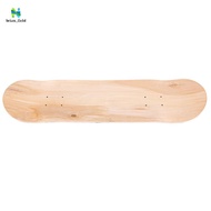 8Inch 8-Layer Maple Blank Double Concave Skateboards Natural Skate Deck Board Skateboards Deck Wood 