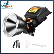 ไฟฉายเครื่องบิน ไฟฉายไฟหน้า LED M19/ไฟฉายกลางแจ้ง T 12000/ชนิดแบตเตอรี่ลิเธียม/แสงอัลตราไวไลท์ LED/ช