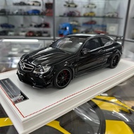 Nice Auto Model 1:18 Diecast Mercedes AMG C63 Black Vehicle Model Car Collection Limited Edition 80 