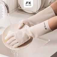 Premium Tear Resistant FEEKA Dishwashing Gloves, Super Durable Elastic Nitrile Rubber Gloves