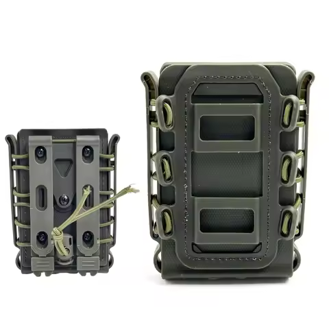 Tactical Molle Magazine Pouch AR 15 M4 AK 47 7.62 5.56 Scorpion Fast Mag Holster Case Holder Gun Hun